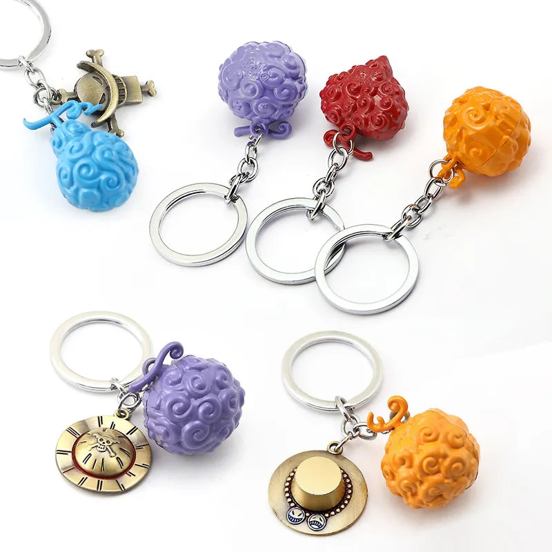 Devil Fruit Keyring Pendant Key Holder