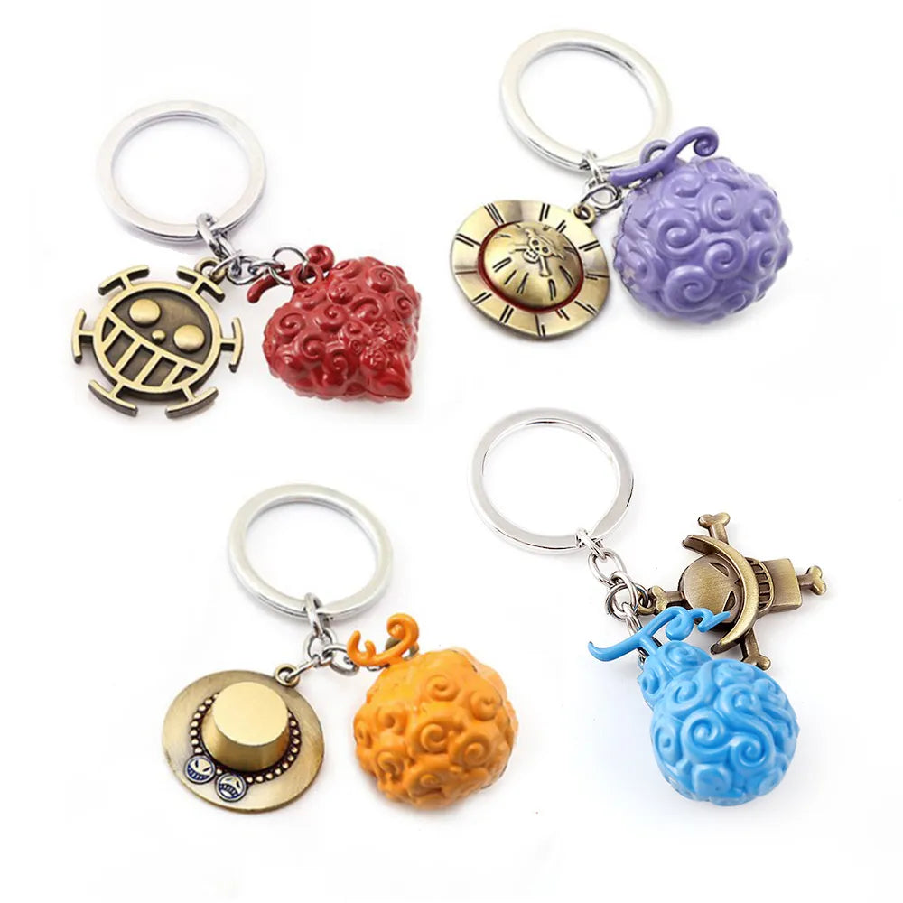 Devil Fruit Keyring Pendant Key Holder