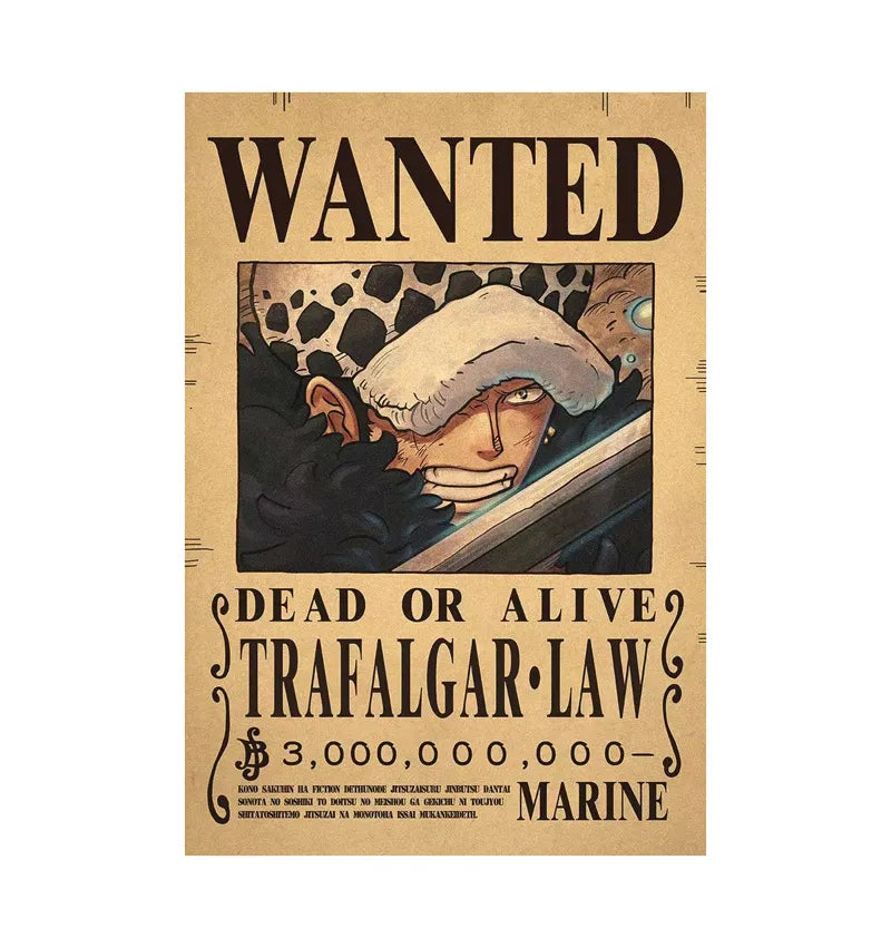 One Piece Bounty Wanted Poster