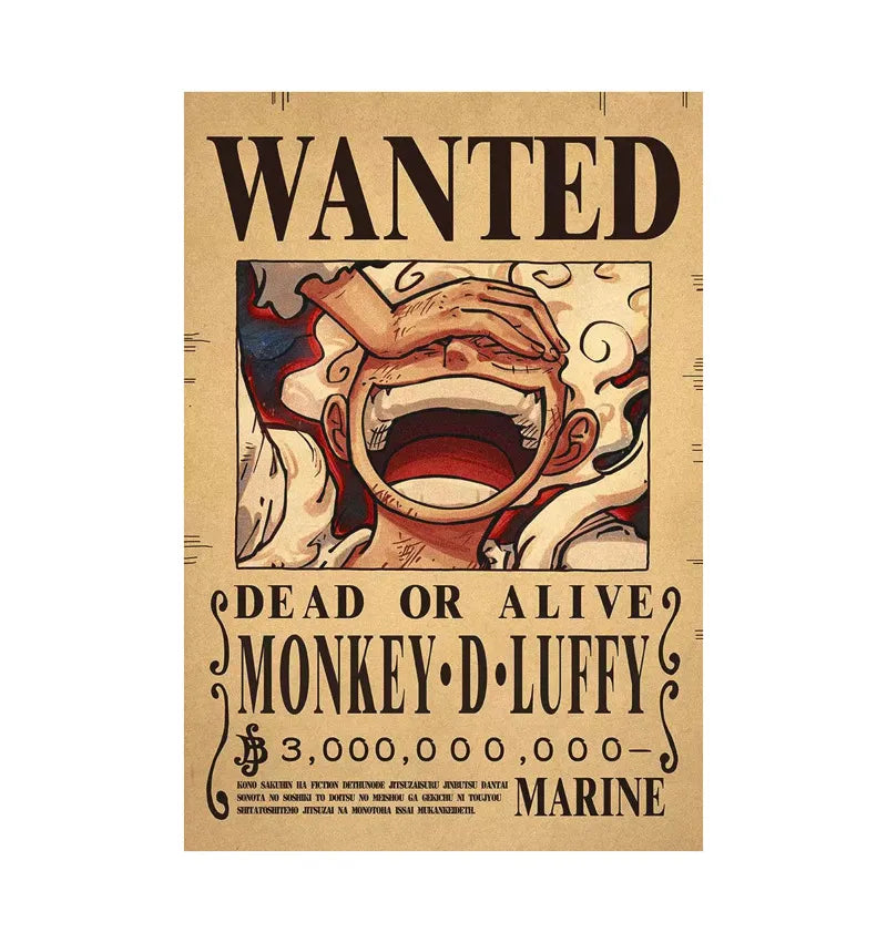 One Piece Bounty Wanted Poster